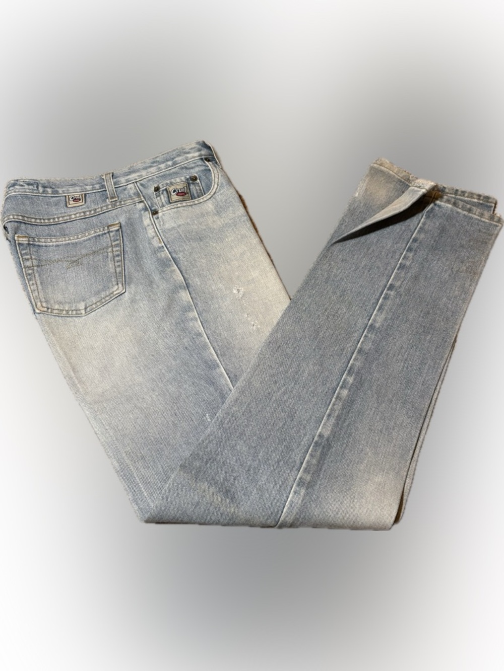 E129 Vintage Cruel Girl Low Rise Carpenter Jeans, Size 7L